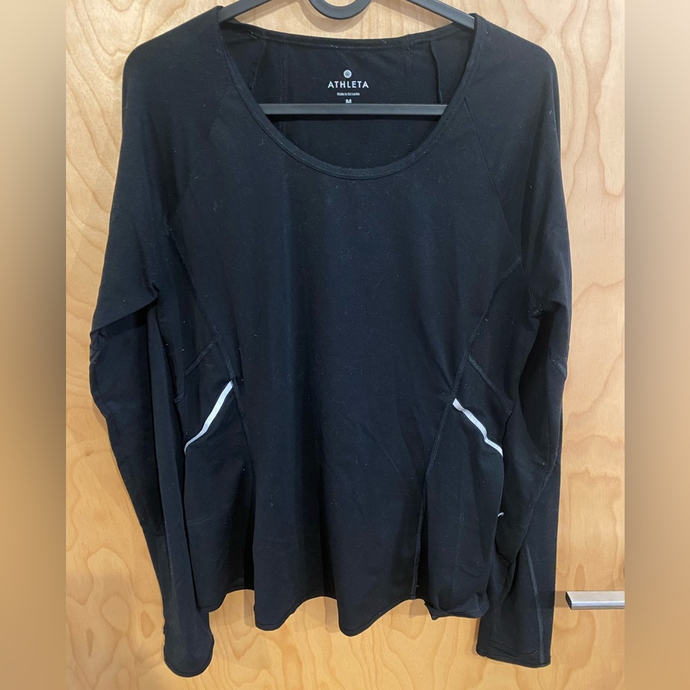 Athleta long sleeve workout top